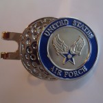 US Air Force Golf Hat Clip & Marker